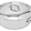 Mauviel M'Cook Lage Braadpan Met Deksel ø 28 Cm Rvs -Mauviel 2273 23971 1