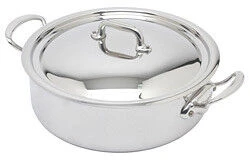 Mauviel M'Cook lage braadpan met deksel ø 28 cm rvs Mauviel M'Cook Lage Braadpan Met Deksel ø 28 Cm Rvs -Mauviel 2273 23971 1