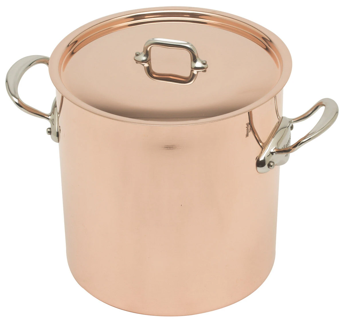 Mauviel M'150S hoge soeppan 11 liter ø 24 cm koper rvs greep Mauviel M'150S Hoge Soeppan 11 Liter ø 24 Cm Koper Rvs Greep -Mauviel 4899 77152 1