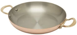 Mauviel M'150B Serveer- En Paellapan ø 16 Cm Koper Bronzen Greep