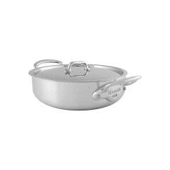 Mauviel M'Urban3 Lage Braadpan Met Rvs Deksel ΓΈ 24 Cm Rvs