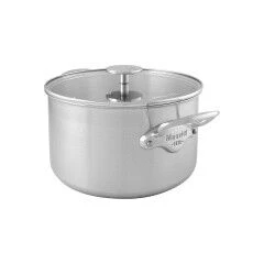 Mauviel M'Urban3 Kookpan Met Glazen Deksel ø 16 Cm Rvs
