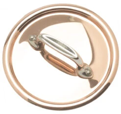 Mauviel M'Minis Deksel Rond ø 9 Cm Koper Rvs Greep