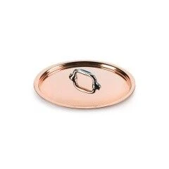 Mauviel M'150S Deksel ø 18 Cm Koper Met Rvs Greep