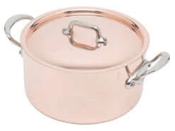 Mauviel M'150S Kookpan ø 20 Cm Koper Rvs Handgreep