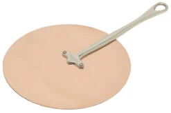 Mauviel M'150S Universele Deksel ø 25 Cm Koper Rvs Greep