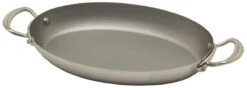Mauviel M'Cook Serveerpan Ovaal ø 30 Cm Rvs Lichte Greep