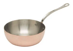 Mauviel M'150S Sauspan Rond ø 24 Cm Koper Rvs Handgreep