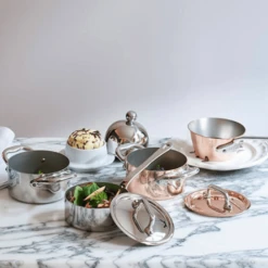 Mauviel M'Minis Sauteerpan Rond ø 9 Cm Koper Rvs Greep -Mauviel mauviel m mini 22